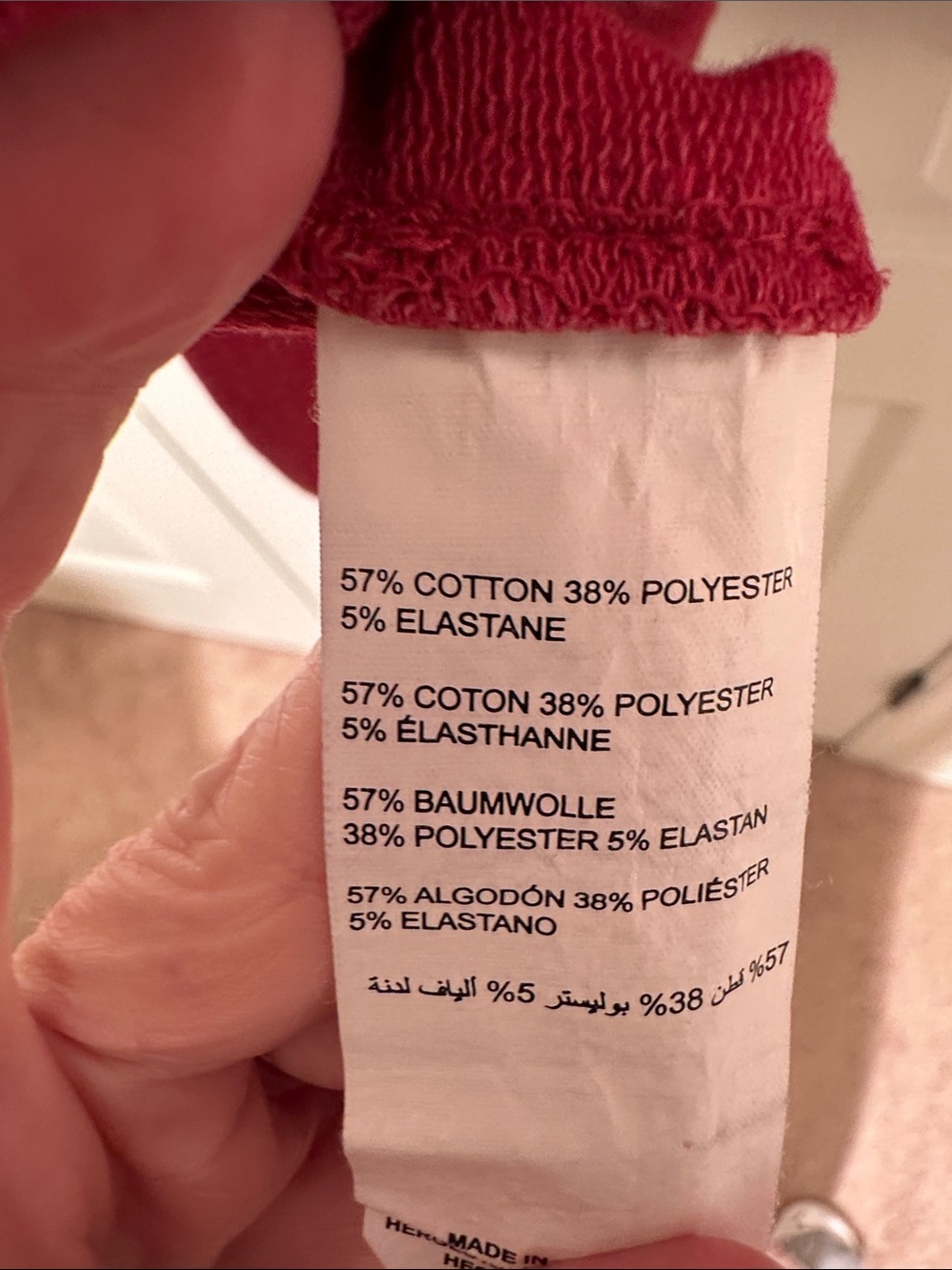Full-Zip Crew Sweatshirt in Raspberry - Picture 11 of 13